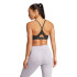 Brassiere de sport de Fitness adidas Aeroreact Training 3 Bandas Femme Noir