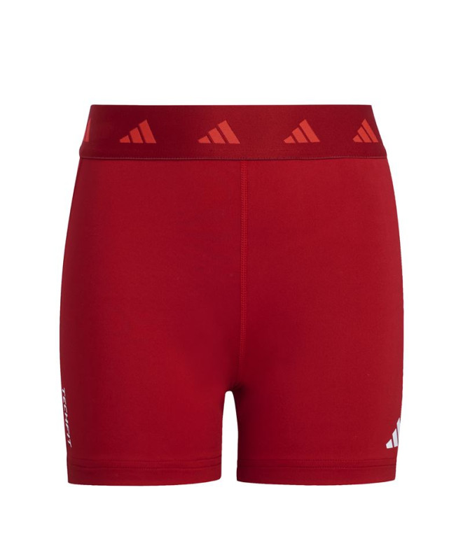 Mallas de Fitness adidas Techfit Short Niña Rojo