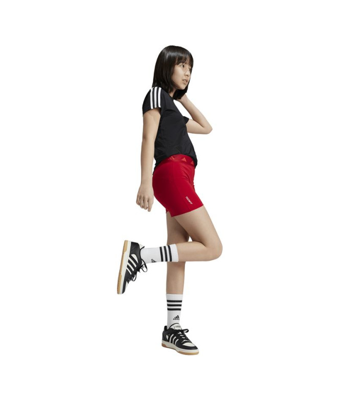 Mallas de Fitness adidas Techfit Short Niña Rojo