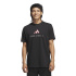 Camiseta de Basquetebol adidas Bb Perf Logo Homem Preto