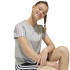 Camiseta adidas Jg 3 Bandas 160 Niña Gris/Rosa