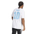 Camiseta de Futebol adidas Messi N&N G Homem Branco