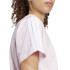 Camiseta adidas 3 Bandas Sj Mujer Rosa