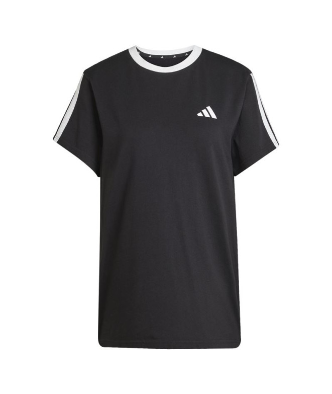 Camiseta adidas 3 Bandas Bf Mujer Negro