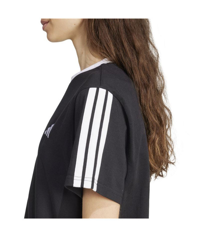 T-shirt adidas 3 Bandas Bf Femme Noir