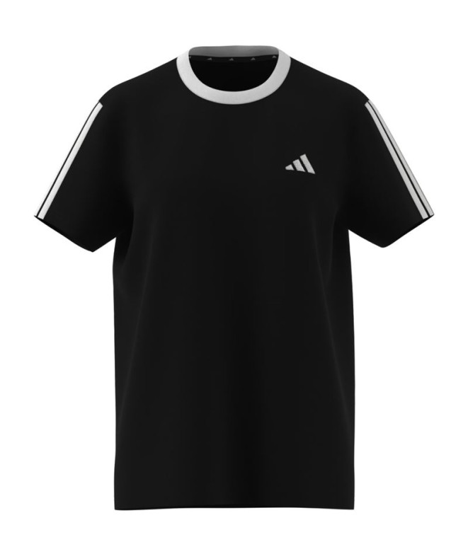 Camiseta adidas 3 Bandas Bf Mulher Preto