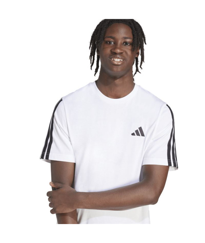 Camiseta adidas 3 Bandas Sj Homem Branco