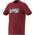 Camiseta adidas Camo Lin Menino Vermelho