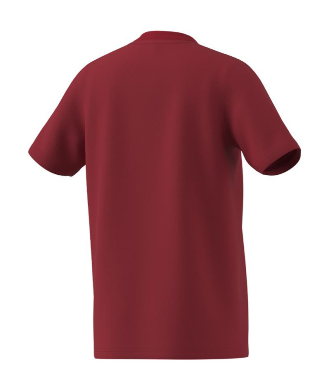 T-shirt adidas Camo Lin Enfant Rouge