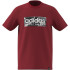 Camiseta adidas Camo Lin Menino Vermelho