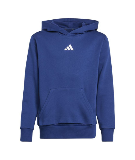 Sudadera adidas Sl Fl Hd 225 Infantil Azul Oscuro/Blanco