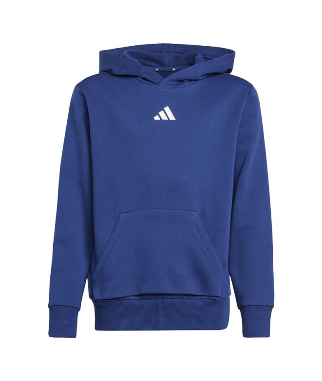 Sudadera adidas Sl Fl Hd 225 Infantil Azul Oscuro/Blanco
