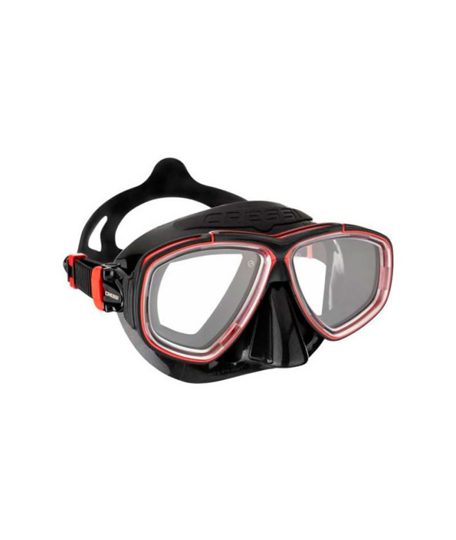 Máscara Cressi Prisma Dark-Vermelho