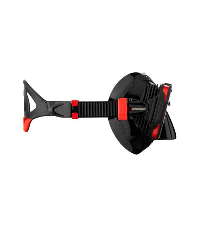 Máscara Cressi Prisma Dark-Vermelho