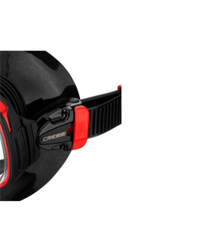 Máscara Cressi Prisma Dark-Vermelho