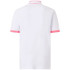 Polo Casual Kappa Hombre Neón blanco/Neón fucsia
