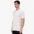 Polo Casual Kappa Hombre Neón blanco/Neón fucsia