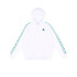 Sudadera Kappa 222 Banda Madison Blanco/Verde Hombre