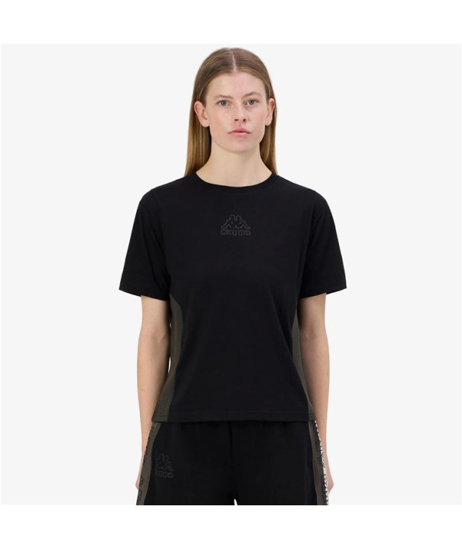 Camiseta Kappa Gadia Mujer Pino negro/negro...