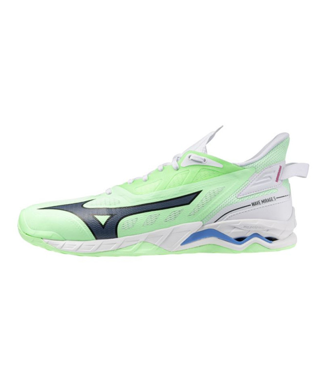 Zapatillas de Balonmano Mizuno Wave Mirage 5 Verde claro