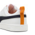 Sapatilhas Puma Rickie Infantil Branco/Novo Azul Marinho/Amapola Escura