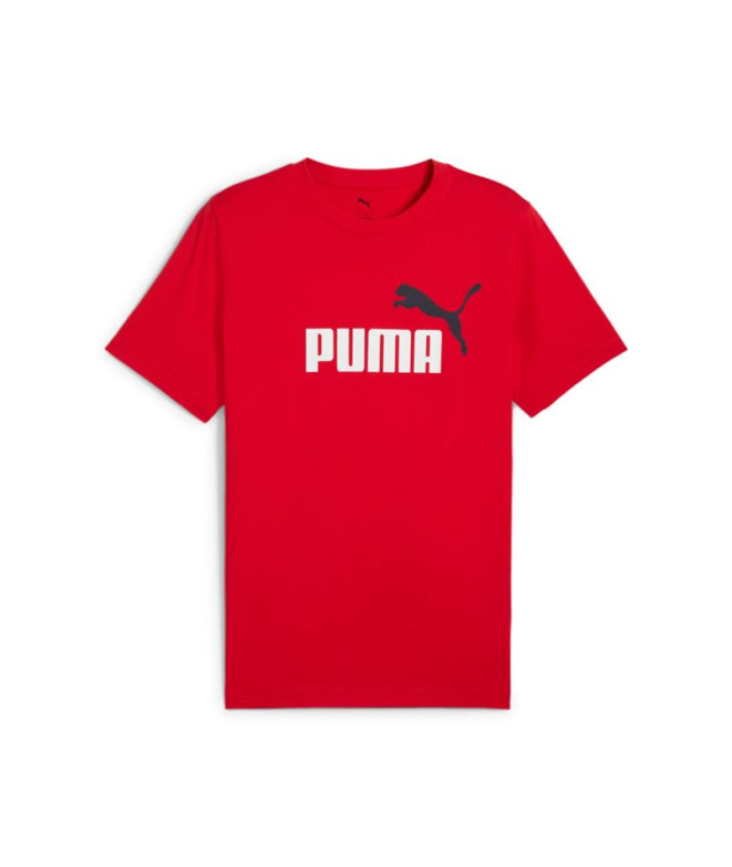 Camiseta Puma Essentials 2 Color No. 1 Lo Hombre For All Time Rojo