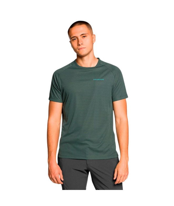 Camiseta Trangoworld Couvet Hombre Azul Verdoso