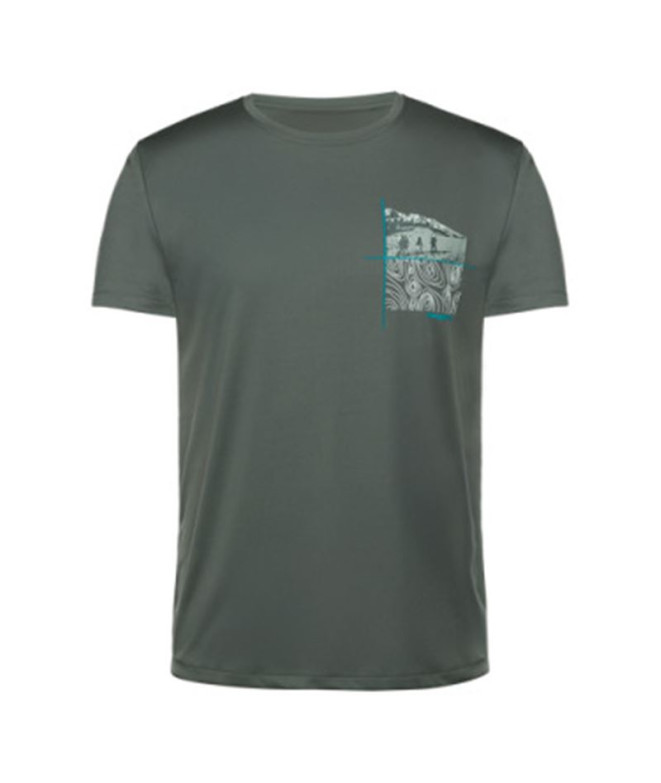 Camiseta Trangoworld Dzuko Hombre Azul Verdoso
