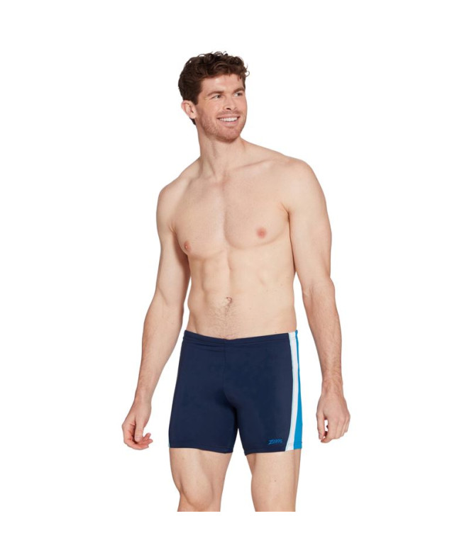 Bañador de Natación Zoggs Toronto Hip Racer 32 Hombre Azul Marino/Light Azul