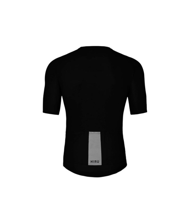Maillot de Ciclismo Hyru Core Jersey Homem Preto
