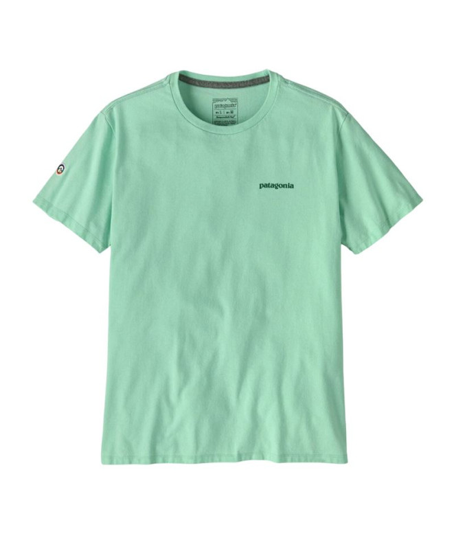 T-shirt Patagonia Fitz Roy Icon Aigue Marine
