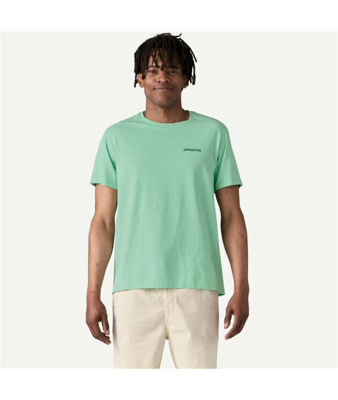 T-shirt Patagonia Fitz Roy Icon Aigue Marine