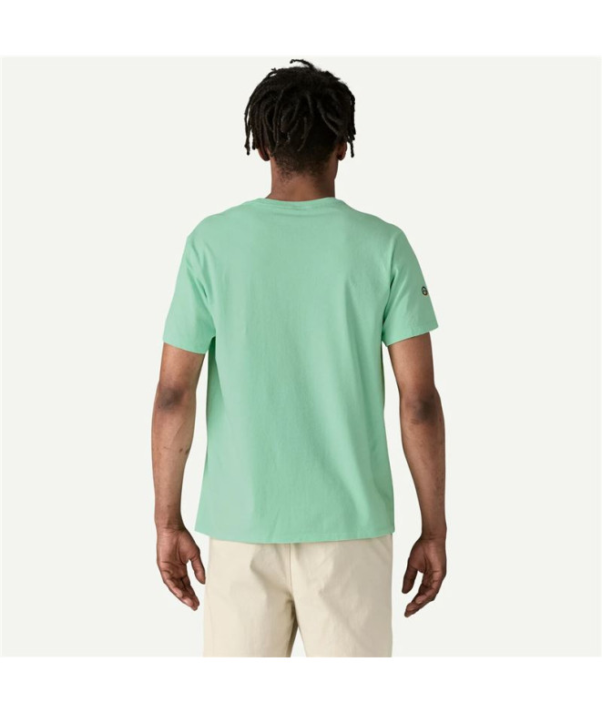 T-shirt Patagonia Fitz Roy Icon Aigue Marine