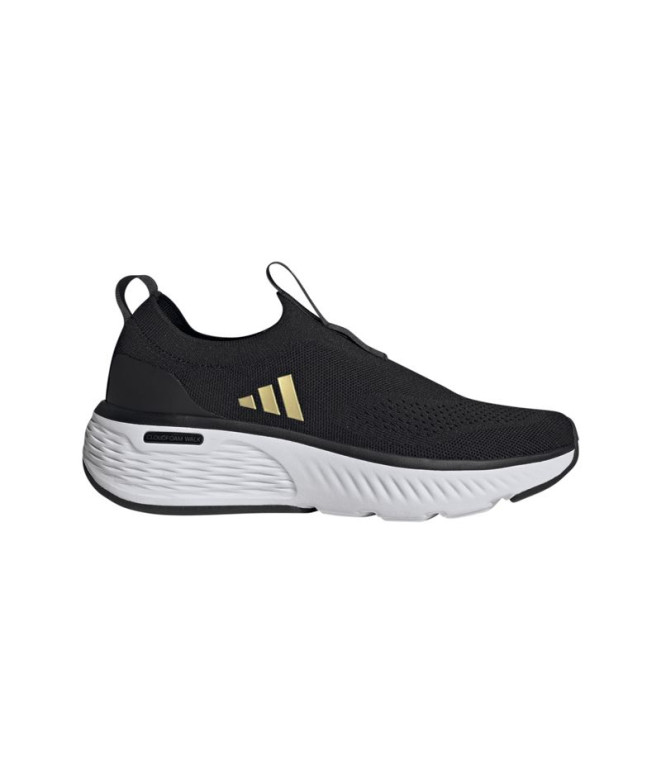 Zapatillas adidas Cloudfoam Go Sock Mujer Negro básico / Oro mate / Blanco nube