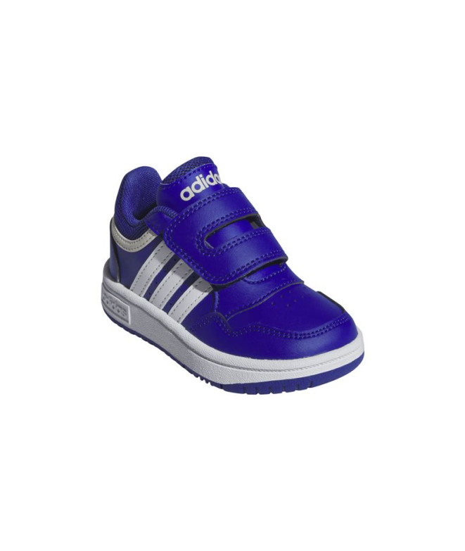 Chaussures adidas Hoops Mid 3.0 Enfant Bleu