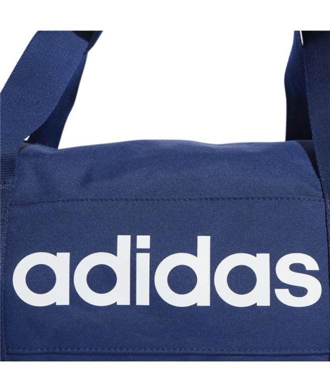 Bolsa adidas Linear Duff Xs Azul Escuro/Branco