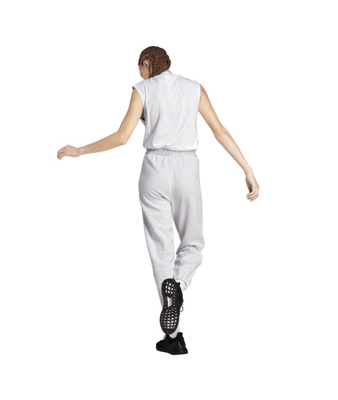 Pantalones adidas 3 Bandas Fl Mujer Gris/Blanco