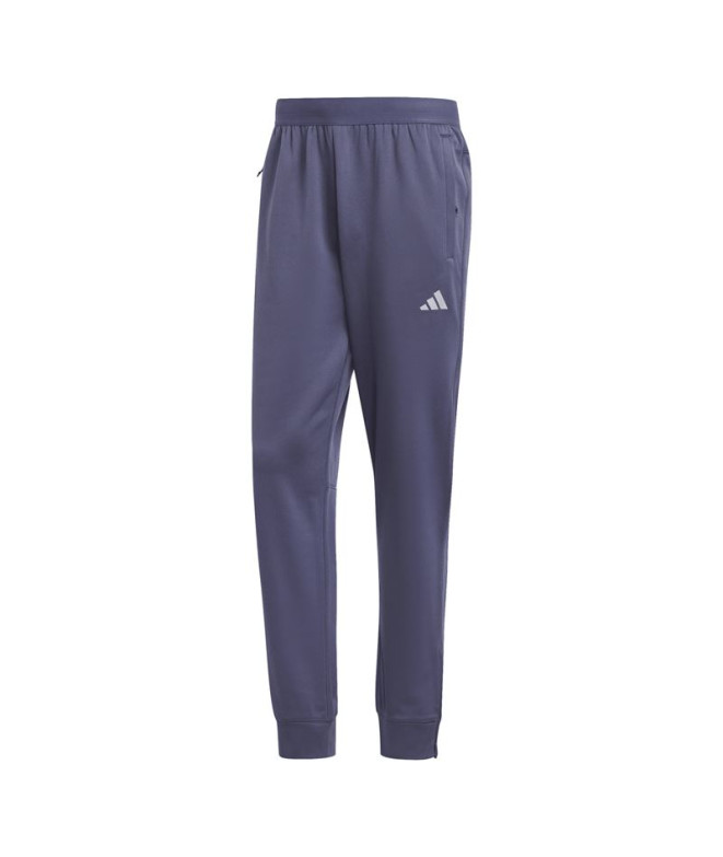 Pantalón de Fitness adidas Gg 3Bar Hombre Azul