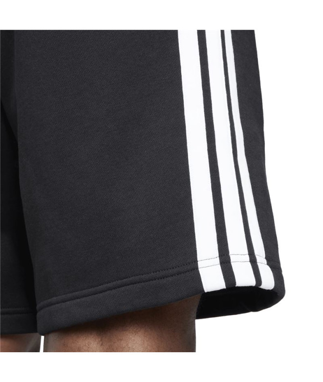 Pantalons adidas 3 Bandes Fl Sho Homme Noir/Blanc