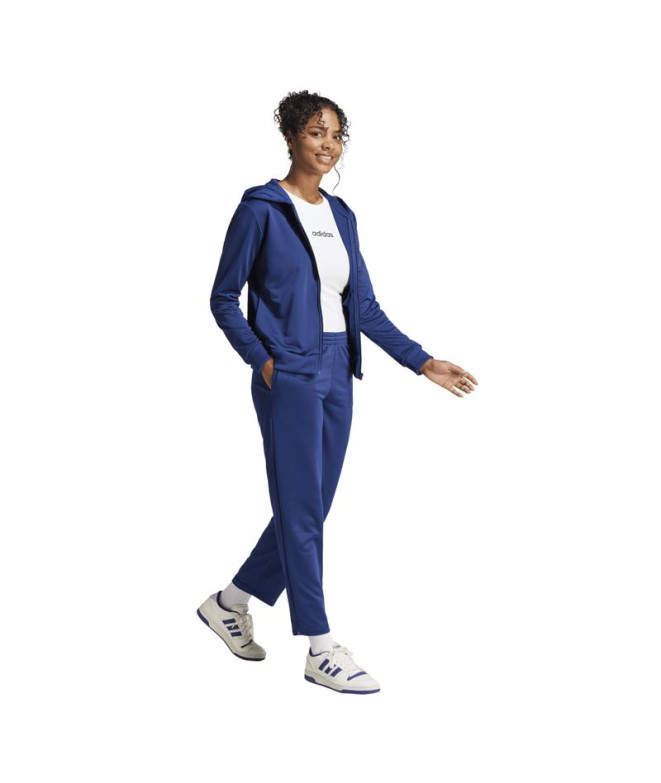 Chandal adidas Linear Ts Mulher Azul Escuro