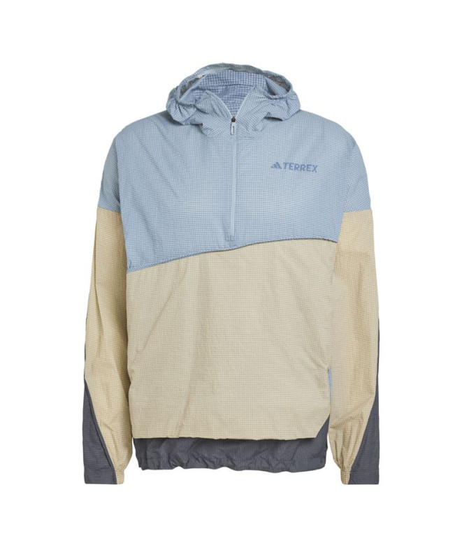 Cortavientos de Montaña adidas Xpl Wind Anorak Hombre Gris Mágico / Cartón / Gris Seis