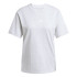 Camiseta adidas 3 Bandas Sj Mulher Cinza/Branco
