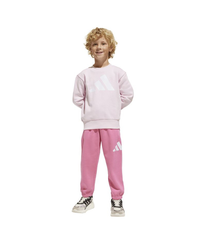 Calça adidas Lk Bl Fl Jog Infantil Rosa