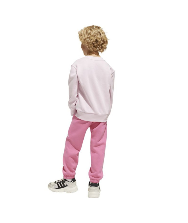Pantalons adidas Lk Bl Fl Jog Enfant Rose
