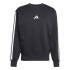Sweat adidas 3 Bandes Fl Swt Homme Noir/Blanc
