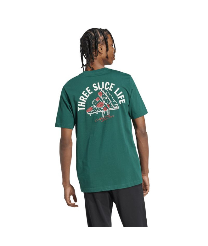 T-shirt adidas Pizza Homme Vert collégial