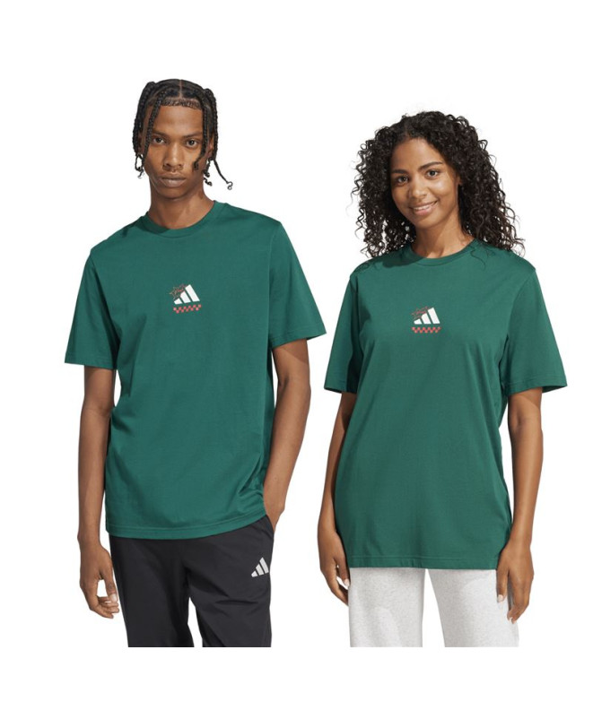 T-shirt adidas Pizza Homme Vert collégial