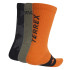 Calcetines de Montaña adidas Trx Mt Sck Oliva Strata / Naranja Semi Impacto / Negro Pack