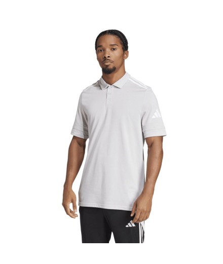 Polo de Football adidas Squadra25 Homme Gris/Blanc