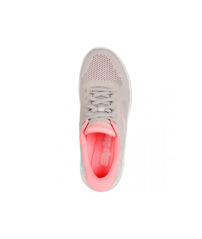 Zapatillas Skechers Go Walk Flex Mujer Beige